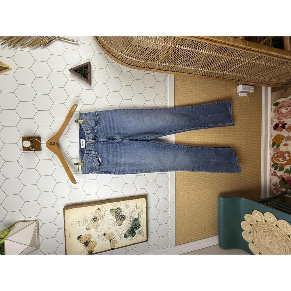Pistola Medium Wash Alexa High Rise Slim Flare with Slit Denim Jeans - Size - 27 - Picture 2 of 9